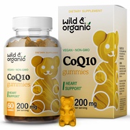 CoQ10 Gummies - Vegan CoQ10 200mg - Antioxidants Supplement w/ CoQ10 Ubiquinone - Coenzyme Q10 Focus