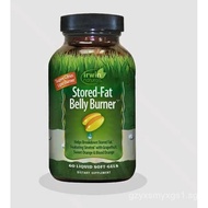 Irwin Naturals Stored-Fat Belly Burner - 60 Liquid Soft-Gels, Pack of 2 - Helps Support The Breakdow