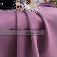 0.5 meter Premium Korean Concerto Ironless Kain Pasang Terkini Bidang 58