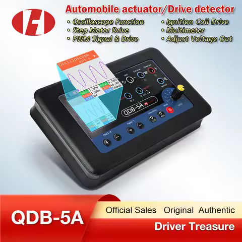Update QDB3A Automobile Ignition QDB-5A PWM Signal Step Motor Electric Throttle Coil Tester Solenoid