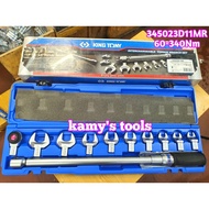 Kingtony torque wrench 60-340Nm 345203D11MR 1/2 inch 9 socket wrench 13-30 mm