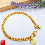 Bangkok &amp; Korea Sadur Gold Sand Centipede Bracelet