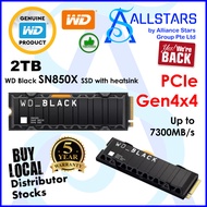 (ALLSTARS : We are Back / DIY Storage PROMO) WD SN850X with Heatsink 2TB Gen4x4 NVME M.2 SSD(Warrant