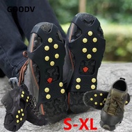 GOODV Ice Claw, Anti-Slip Universal Ice Gripper Spike,  Spike 10 Teeth Shoe Covers Winter Outdoor
