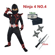 Naruto baju baby boy Ninja Cosplay Costume Boys Kids Anime  Assassin Japanese Samurai Halloween Clot