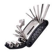 日本暢銷 - 戶外單車山地車維修多功能工具套裝（16合1）