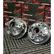 ULMAX HUB SPOCKET CHROME Y15 LC4S 125Z LC5S LCV8 Chrome Hub Sprocket Spoket LC135 4S LC 5S LAGENDA H