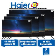 Haier 4K UHD Android TV (43"/50"/55"/65") H43K66UG PLUS/H50K66UG PLUS/H55K66UG PLUS/H65K66UG PLUS