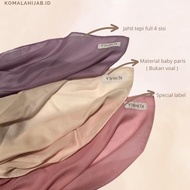 3P9U9- Komala - [149K Get 3Pcs] Baby Paris (Premium Baby Paris Square Hijab)