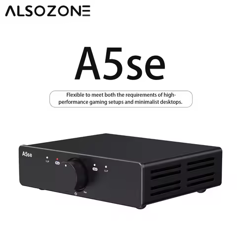 3E HiFi Class D Digital Power Amplifier 140WX2 Stereo Audio Desktop Amp Balanced TRS RCA Input for S