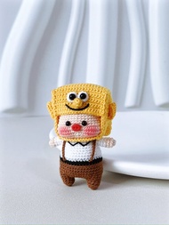 手工編織小豬豬系列-海綿寶寶SpongeBob