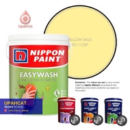 1 & 5 Liter - YELLOW SAILS YO 1125P, Nippon Paint, Easy Wash, Weatherbond & Spot-less - Waterbase Pa