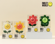 Smiley World Golf Ball Keychain with Tee Holder - High-Quality Novelty Golf Accessory