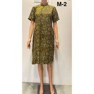 (READY STOCK) SW0088CSDRHB2 Traditional Hand Block Printed Batik Lady Cheongsam Dress Made In Malays