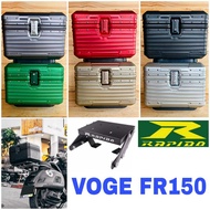 Combo Set Monorack Rapido AVETA VOGE FR150 Top Box Alloy Tail Box Luggage 40L + Monorack Accessories