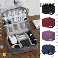 DAPHNE USB Cable Bags, Waterproof Portable Digital Storage Bag, Multifunction Electronics Accessories Large Capacity Electronic Organizer Travel