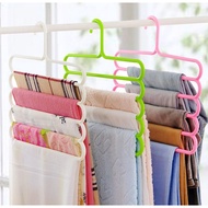 GANTUNGAN [OL] 5-tier Multipurpose Hanger Hanger Towel Hanger Hijab Tie 5-level Clothes Hanger