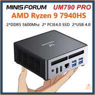 [Op006] ฟอรัมมินิคอมพิวเตอร์ขนาดเล็กเกมเมอร์หน้าต่าง11 UM790โปร AMD Ryzen 9 7940HS 7 7735HS 7840HS 2