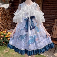 Lolita Sunscreen Cardigan Shawl Cloak Lace Gauze Blouse