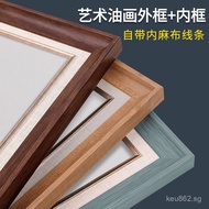 No-Frame Oil Painting Frame, Framed Picture Frame, Hanging Picture Frame, Canvas Outer Frame, Acryli