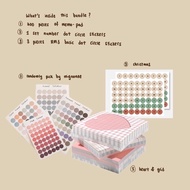 【mignonne BUNDLE SET】Stationary Set Decoration Journal Set Notebook/Journal sticker Memo-pad Sticker