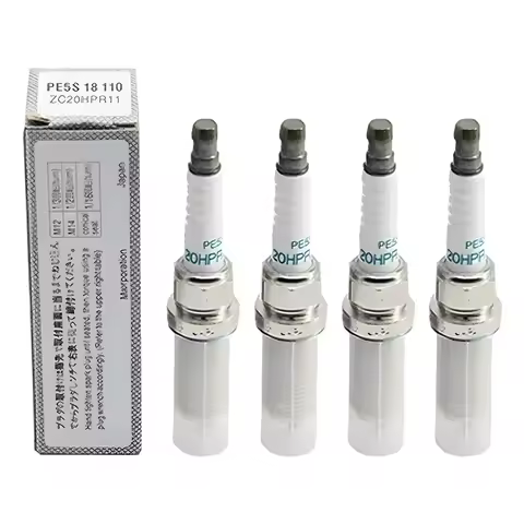 4pcs/lots PE5S-18-110 ZC20HPR11 Iridium Spark Plug for Mazda 2 3 6 CX-3 CX5 MX-5 1.5 2.0 2.5 Ignitio