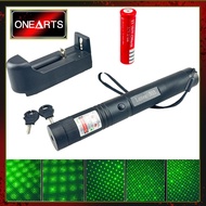 High Power 5mW Green Laser 532nm Long Distance Pointer Pen with 18650 Battery Charger Durable Bright