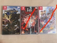 Nintendo Switch Game Monster Hunter Rise FSR Fate/Samurai Remnant 符文工廠 Rune Factory 5