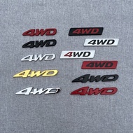 4wd 3d Letter Metal Decal Car Decoration