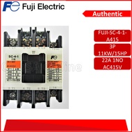 FUJI CONTACTOR 3P 7.5KW/10HP 16A 1NO DC24V(FUJI-SC-4-0/G-10-D24)