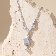 Luna Star Necklace - 999 Silver