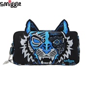 Australia Smiggle Children's Pencil Case Boys Cool Clutch Bag Black Blue Mechanical Tiger School Stationery Box Kids Pencil Bags