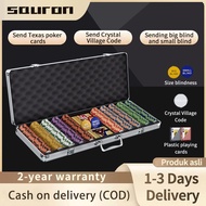 Poker chip set, casino games, casino chips, poker chips/mahjong chips/Texas Hold'em chips with carry