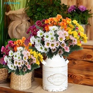 ROFOMON 5  Artificial Daisy Bouquet, UV Resistant Waterproof Artificial Chrysanthemums, 7 Fork Desig