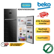 Beko Fridge Refrigerator Inverter 470L Fridge 2 Door Peti Ais 2 Pintu Peti Sejuk 2 Pintu Murah 冰箱 RDNT470E50VZWB