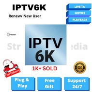 IPTV6K Renew / New User / Daily Updated / MultiLogin