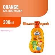 Body Wash / Baby Kodomo Shampoo Orange Bottle 200ml / Kodomo Bath Soap