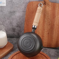[GUAN] 12CM Cast Iron Mini Egg Frying Pan With Pour Spout Nonstick Milk Pan Butter Melting Pot Gas S