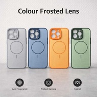 Case iphone 16 / 16 Pro / 16 Plus / 16 Pro Max Color Frosted Lens Camera Protection Hybrid