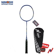 promo!! nimo raket badminton inspiron 500 + gratis tas &amp; grip wave