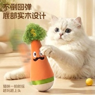 2026 New Product Kitten Toys Natural Wood Tumbler Feather Pet Toys Cat Toys Cat Toys xy347.my2026091