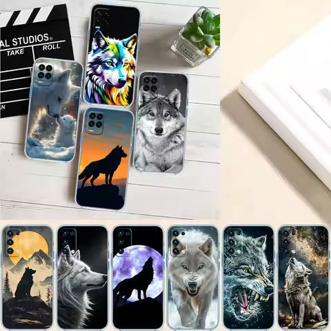 DK3 Animal Wolf Transparent Phone Case for LG K22 K30 K40 K40S K41 K42 K50 K50S K51 K51S K52 K61 K62