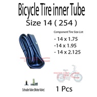 Bicycle Inner Tube – 14 x 1.75/2.125 (254)