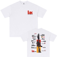 Mens Graphic in Heckler & Koch HK416 T-Shirt 100% Cotton Sweat Wicking Breathable High Quality Casua