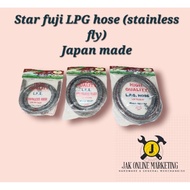 ♞,♘,♙LPG STAR FUJI HOSE - Japan made flexible stainless hose/heavy duty stove hose.