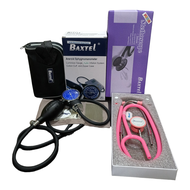 Baxtel Aneroid Sphygmomanometer With Deluxe Stethoscope For PEDIA