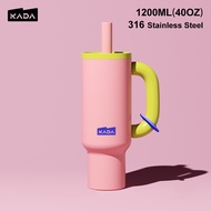 KADA Tumbler (40OZ) 316 Stainless Steel Coffee Mug with Lid Vacuum Flask Hot and Cold Tumbler