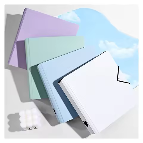 A5 3 inch Photo Card Binder Kpop Photocard Holder Binder 4 Pocket Pages PVC Free Photocard Collect B