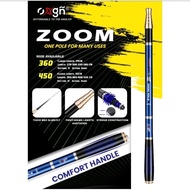 OXGN ZOOM 360 & 450 SPIRAL CROSS CARBON TEGEK ROD. 1 ROD MANY SIZES