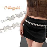 Silver patterned metal beach chain belt DV511 - Belt